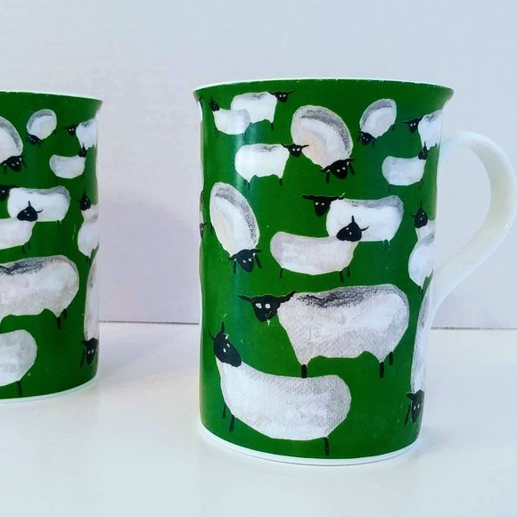 Christopher Vine Australian Bone China Mug Set - Picture 1 of 6